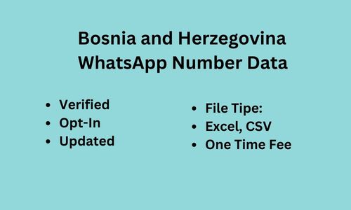 波斯尼亚和黑塞哥维那 Whatsapp 数据