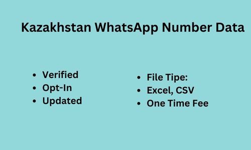 哈萨克斯坦 WhatsApp 数据
