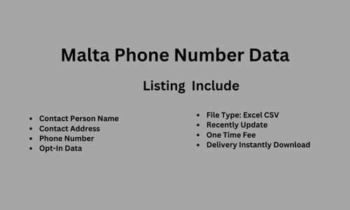 马耳他电话数据
