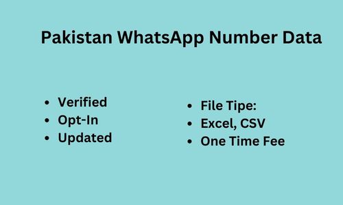 巴基斯坦 WhatsApp 数据