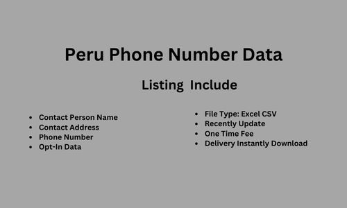秘鲁电话数据