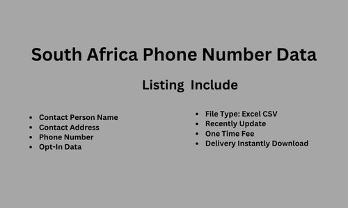 南非电话数据